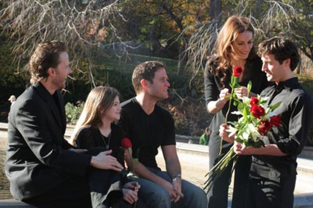 Will Chase, Jaclyn Neidenthal, Steven Pasquale, Laura Benanti and Max von Essen at 